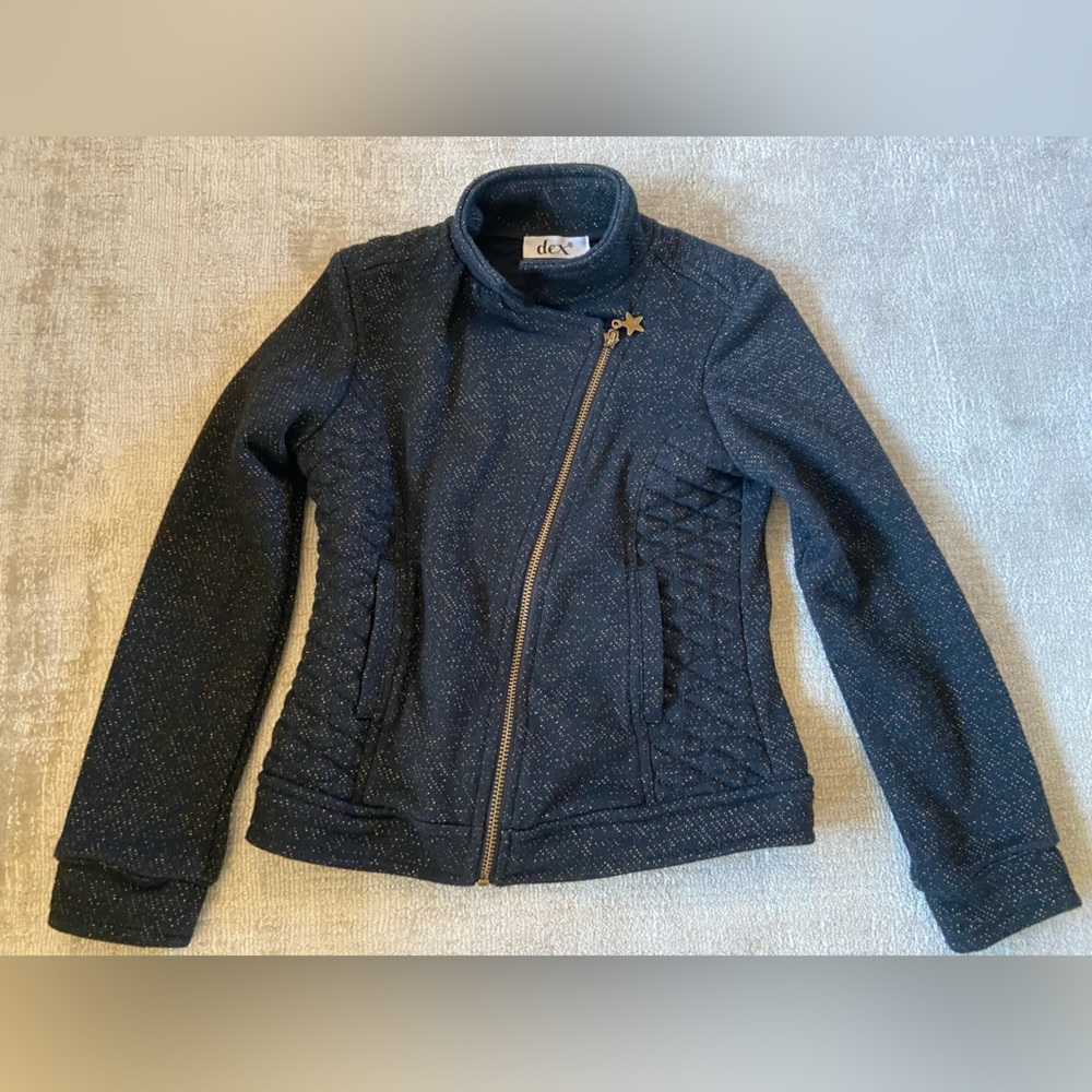 3 for $25 - Dex Kids Black/Gold Sweater with Gold Zipper